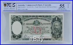 Australia 1933 One Pound Riddle Sheehan R28 PCGS 55 About UNC