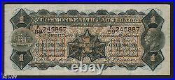 Australia R-27b. (1932) 1 Pound. Riddle/Sheehan. George V Portrait. GVF