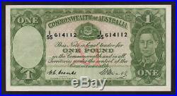 Australia R-31. (1949) One Pound Coombs/Watt. King George VI. EF Crisp