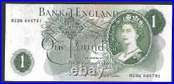 B304 Fforde 1967 Replacement One Pound £1 Banknote M33n 848791 Ef+