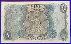 B312 Fforde £5 Pounds Banknotes-1967 Prefix U Notes X 1