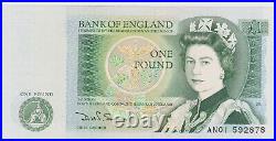 B341 First Run An01 Somerset One Pound Banknote In Near Mint To Mint Condition