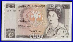 B346 Somerset 1980 Ten Pound £10 Banknote Last Series Z23 868142 Unc