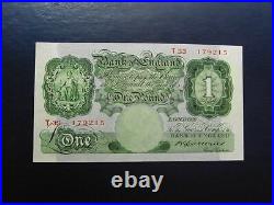Bank of England Catterns One Pound note 1930 Pick363b serial# T33