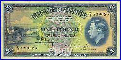 Bermuda Government May 12 1937 One Pound p-11B aVF King George VI