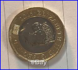 Brand new one pound coin 2016 wrong date, not 2017