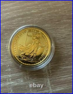 Britannia 2020 1oz Gold Bullion Coin Precious BU 100 Pounds UK Royal Mint