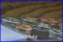 Bu Ms 2008 Coins Set With £1 Mint Error Upside Down Decus Et Tutamen