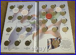 COMPLETE £1 Great British Coin Hunt Album with Completer Medallion