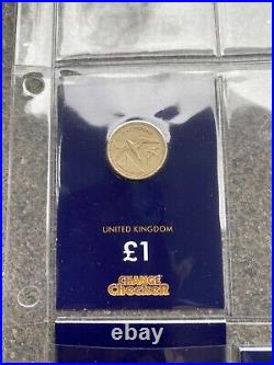 Change Checker Album £2-£1-50p Coin Circulated No Duplicates £2x6, £1x13,50px3