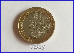 Charles Dickens 2012 £2 Two Pound Used Coins. One RARE With Double Minting Error