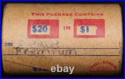 Circulated Peace Silver $1 20 Coin Roll Premium Woolworth/Woolco