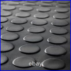 Coin Stud Penny Pattern Rubber Flooring Matting for Garage, Van Car Roll Mat