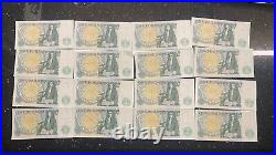 Consecutive Somerset £1 One Pound British Notes