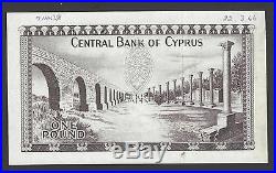 Cyprus One Pound ND 1961 P39 proof Specimen Extremely Fine