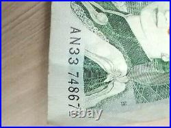 EXTREMELY RARE English £1 one pound note