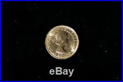 Elizabeth II Moneta Oro Gold One Pound SOVEREIGN 1 Sterlina 1968