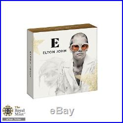 Elton John Silver Proof £2 Coin Royal Mint Limited Edition One Ounce Two Pound