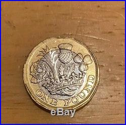 Faulty 2018 One Pound Coin (Misprint/ Mint Error)