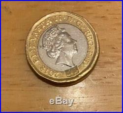 Faulty 2018 One Pound Coin (Misprint/ Mint Error)