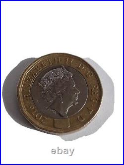 First edition 2016 British £1 Coin, Extremely Rare, 1 Pound Coin with errors