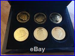 Five pound coins, one crown coins, D Day, Euro, ECU and queen coins collections
