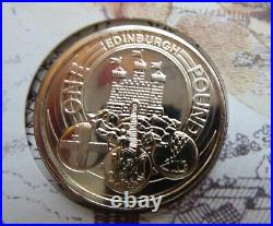 Full Set Cities £1 Coins Edinburgh Cardiff Belfast London One Pound Bu