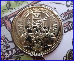 Full Set Cities £1 Coins Edinburgh Cardiff Belfast London One Pound Bu