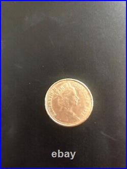 Gibralta 1 pound queen Elizabeth 11 coin