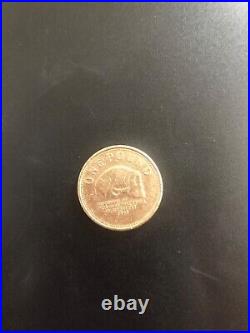 Gibralta 1 pound queen Elizabeth 11 coin