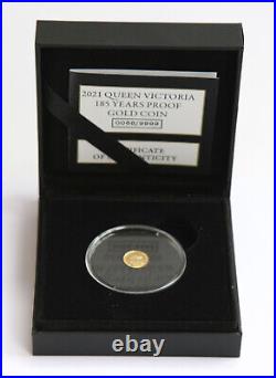 Gibraltar £1 One Pound 2021 24k Gold Coin