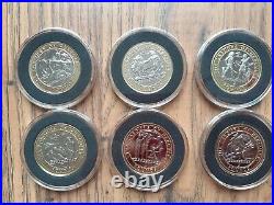 Gibraltar £2 12 LABOURS OF HERCULES 2020 TWO 2 POUND COIN FULL SET 1-12