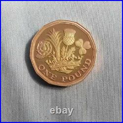 Gold Proof 2017 £1 One Pound Nations of the Crown Coin Mint Condition 17.7g