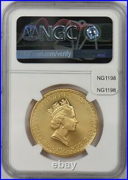 Great Britain 1997 100 Pounds gold Britannia Anniversary Horse NGC Proof 70UC