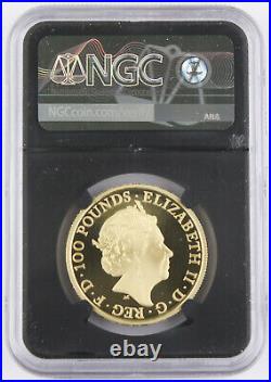 Great Britain 2018 BRITANNIA Oriental 1 Oz Gold 100 Pound Proof Coin NGC PF70 UC