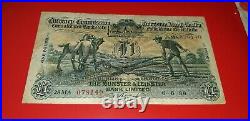 Ireland 1936 One 1 Pound Banknote Eire Rare Irish Fine Bank Punt Note
