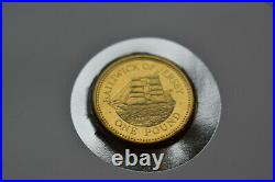 Jersey 1 Pound 1990 + 1991 Hebe Douglas Ship 1£ Coin Stamp Cover 50 Pence