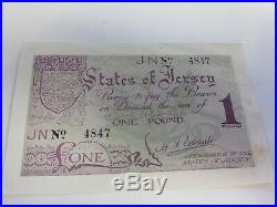 Jersey, German Occupation One Pound Banknote