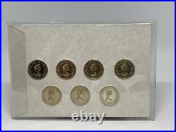 Jersey One Pound £1 Ship Building/ Ship Set, Complete Collection! Inc Seal Coin