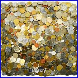 Lot Of Exotic Coins From Asia, Africa, Caribbean & Oceania, South America