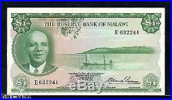 MALAWI One Pound £1 Banknote P3