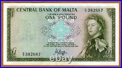 Malta, 1 Pound, L. 1967, QEII, P-29, aUNC