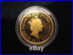 Mds St. Helena One Mohur 1 Pound 2012 Proof The East India Company, Gold