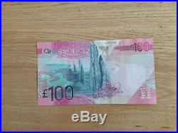 Mint Uncirculated Clydesdale Bank Scotland One Hundred Pound Note £100