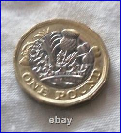Minted 1 Pound Coin With The Rare Misprint Error Date of 2016 very Rare xxx