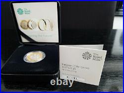 Nations Of The Crown Silver Proof Royal Mint 2017 One Pound Box £1 Coin COA NEW