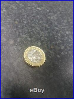 New £1 One Pound Coin Mis Print / Mint Error 2016 Rare