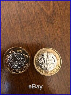 New £1 One Pound Coin (Wrong colour, Mint Error) 2016 Rare & Collectable