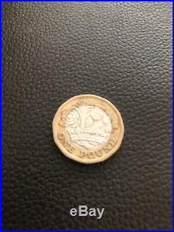 New 2016 £1 One Pound Coin Mis-strike / Minting Error. Very rare