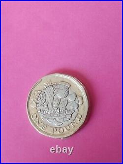New 2016 1 one pound coin rare error